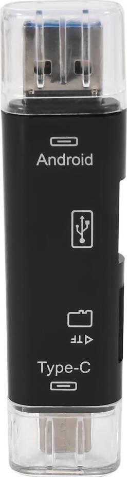 Micro sd kortlæser usb Exogio 5-in-1 Multifunctional OTG Card Reader Micro-SD SD Card USB Reader Support TF Android Type-c Phone Computer Type-c Universal