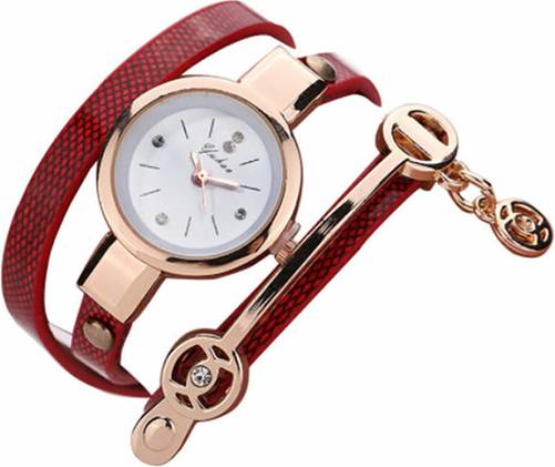 Red Multilayer Bracelet