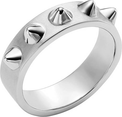 Diesel Men's Stainless Steel Signet Rings