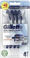 Gillette Skinguard Sensitive Disposable Razor x4
