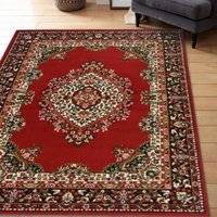 THE RUGS Maestro Collection Traditional Red