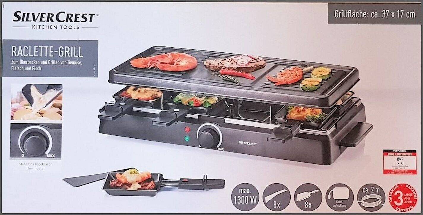 Raclette Silvercrest Raclette grill tischgrill