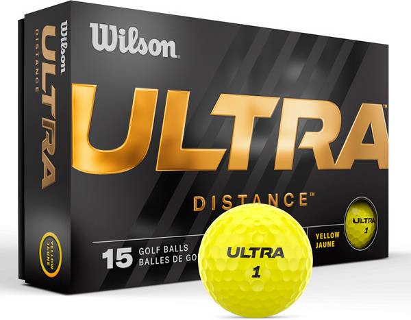 Ultra Distance Yellow Golf Balls