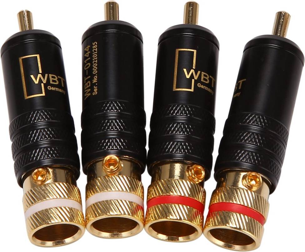 Spactz 4Pcs Rca Locking Video