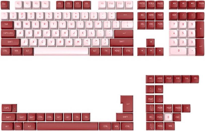 Greenzech Bean 148 Keys Mechanical Double Color Injection Keycap