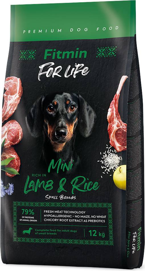 Dog For Life Lamb Rice Mini 12 kg