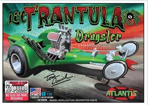 Atlantis Tom Daniel Li'l Trantula Show Rod Snap 1:32 Scale Plastic Model Kit