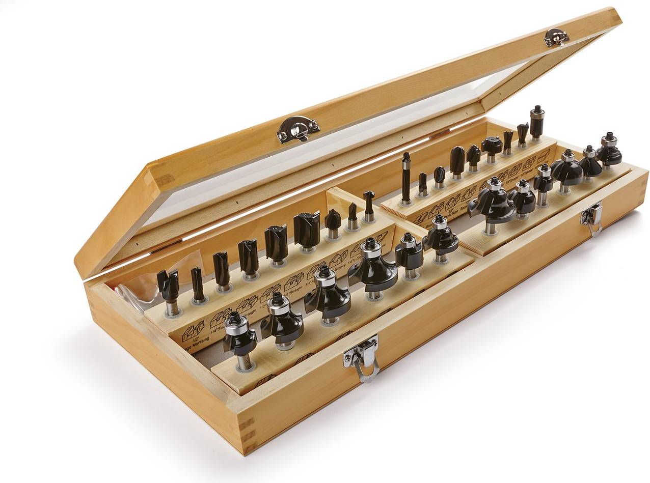 Router bit set Irwin IRWIN 1901049 Marples Master Router Bit Set 30 Piece