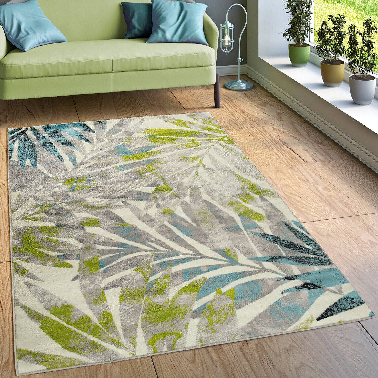 Paco Home Large Living Room Appealing Colour Rug Multicolour, Turquoise