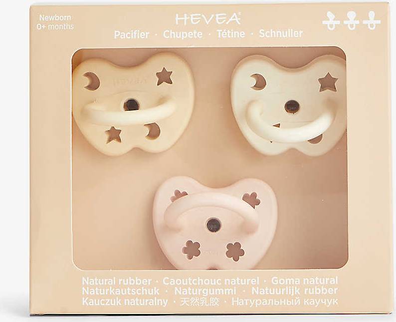 Natural Rubber Pacifiers 3 Pack