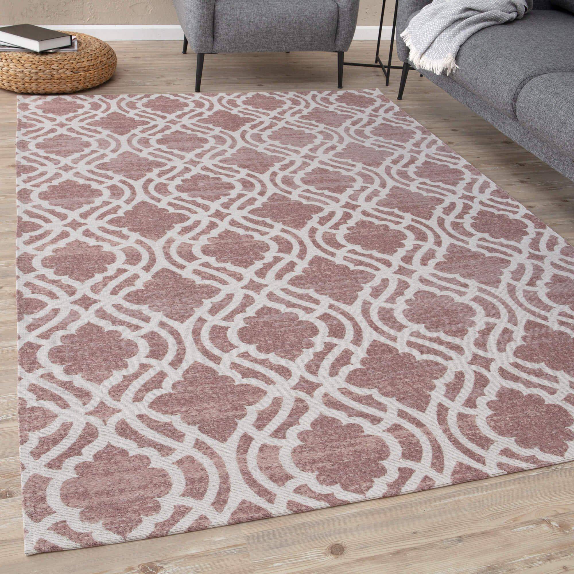 THE RUGS Carina Collection Modern Pink