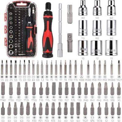 Amazon Basics 73-Piece Magnetic Ratcheting Wrench Precision Set