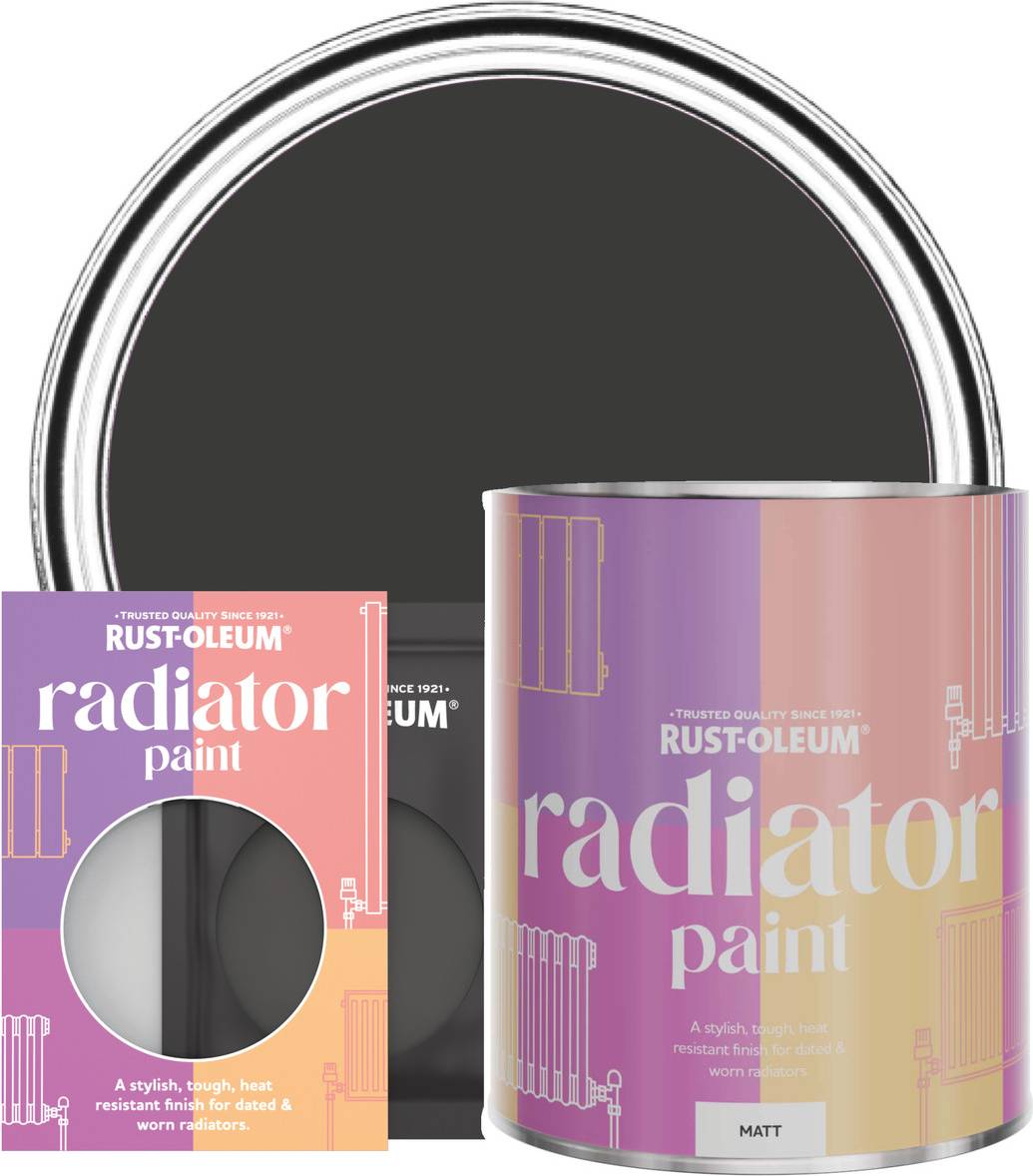 Rust-Oleum Radiator Paint, Matt Finish Dark Magic