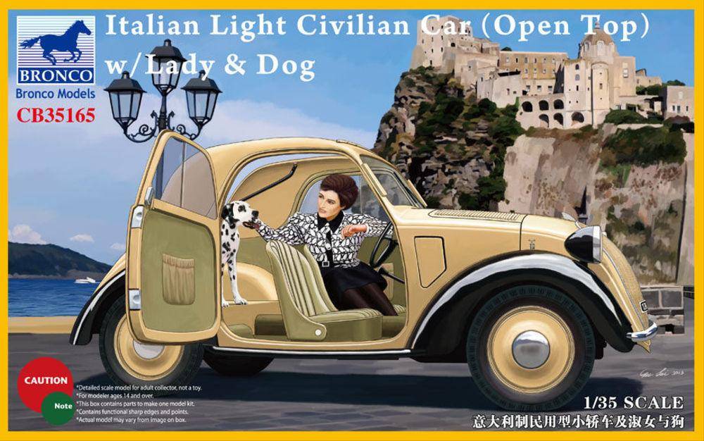 Bronco Models 1 35 Italian Light Civil Plastic Model Kit