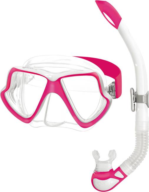 Neon Mask Snorkel Set