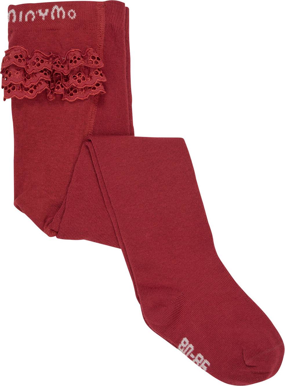 Minymo Strumpbyxor med volanger, Rio red