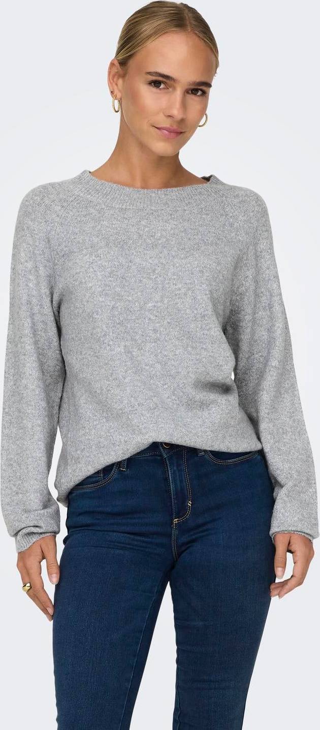 Only Female Strickpullover Einfarbiger Strickpullover