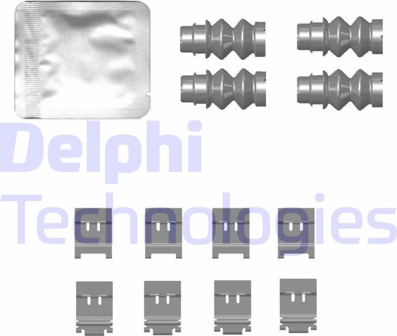 Delphi LX0772 Disc Brake Pad Accessory Kit