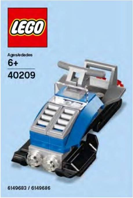 LEGO Creator Snowmobile Mini Model Build Polybag 40209