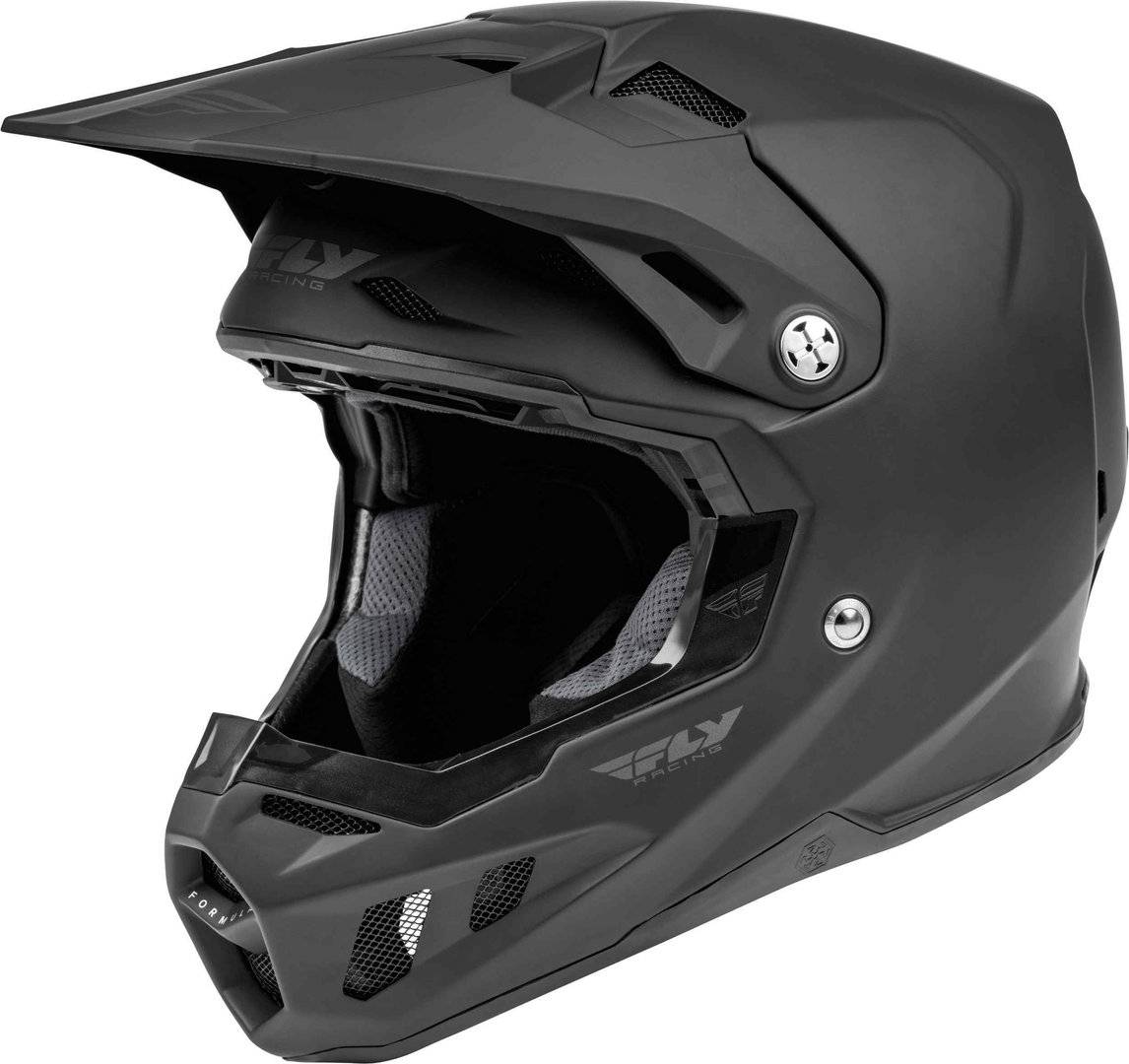 Fly Racing Formula CC Driver Solid Motocross Helmet - Black