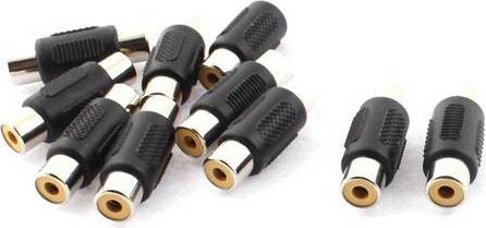 Uxcell 10 Pack Rca Female To Audio Cable Adapter