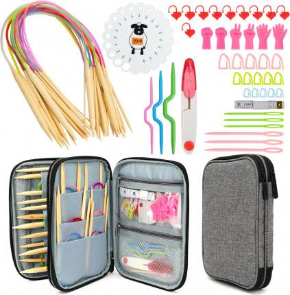 Infinity Hearts Rundstickeset Grått Etui