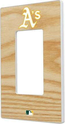 Keyscaper Baseball Bat Design Single Rocker Light Switch Plate