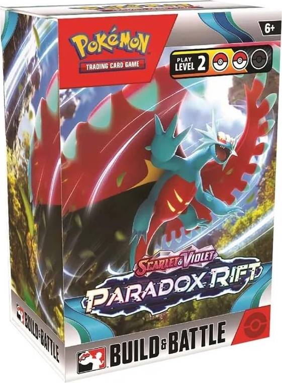 Pokémon Scarlet Violet Paradox Rift Booster Build Battle Box 4 Packs