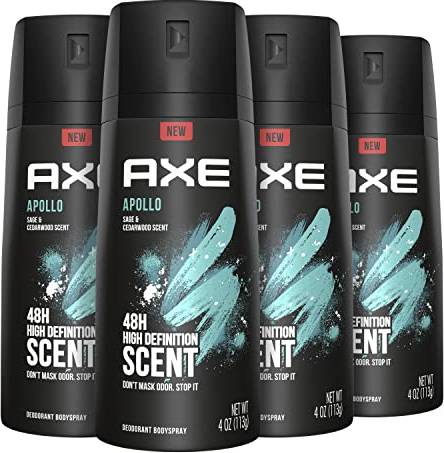 Axe deodorant spray AXE Apollo Body Spray Deodorant Protection, Sage Count