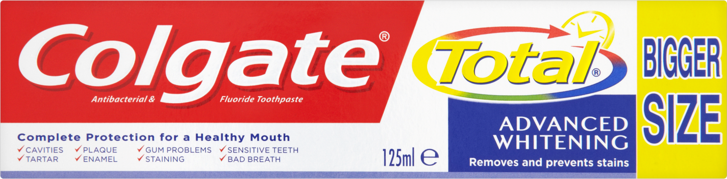 Colgate total whitening Colgate Tooth Paste Total Advanced Whitening