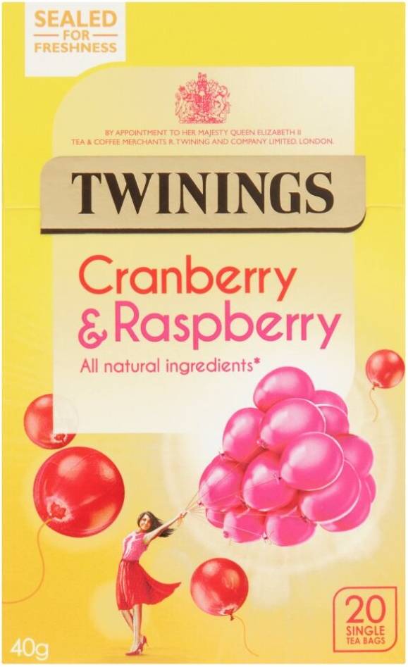 Twinings Cranberry & Raspberry Tea 20s