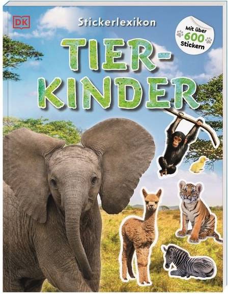 Sticker Lexikon Tierkinder