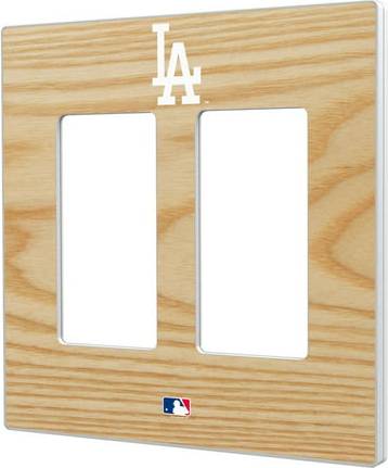 Keyscaper Baseball Bat Design Double Rocker Light Switch Plate
