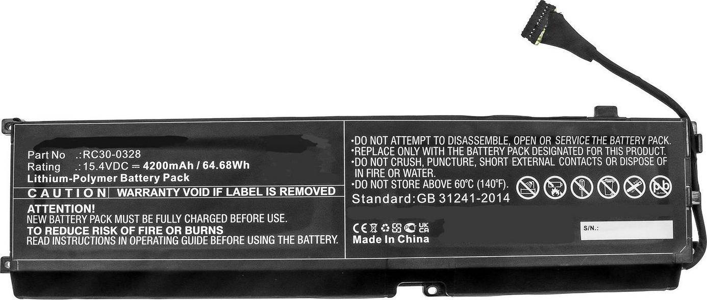 CoreParts Batteria per Razer Notebook 64680mAh