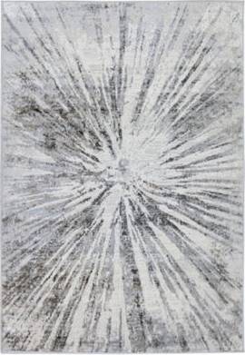 THE RUGS Abstract Collection Burst Grey