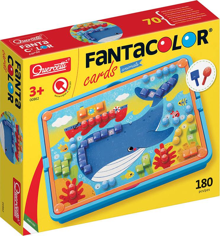 Quercetti FantaColor Cards 180 Delar