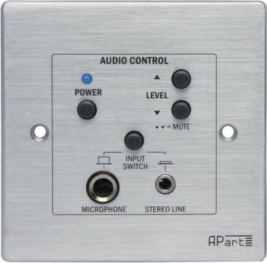 Apart Audio Telecomando Modulo Muro Argento