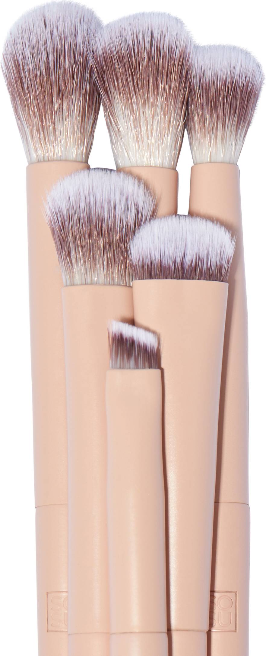 Pink Handle Eye Brush Collection