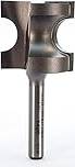 Whiteside Router Bits 1428 Half Round Bit with 1/4-Inch Radius 1-Inch Cutting Length