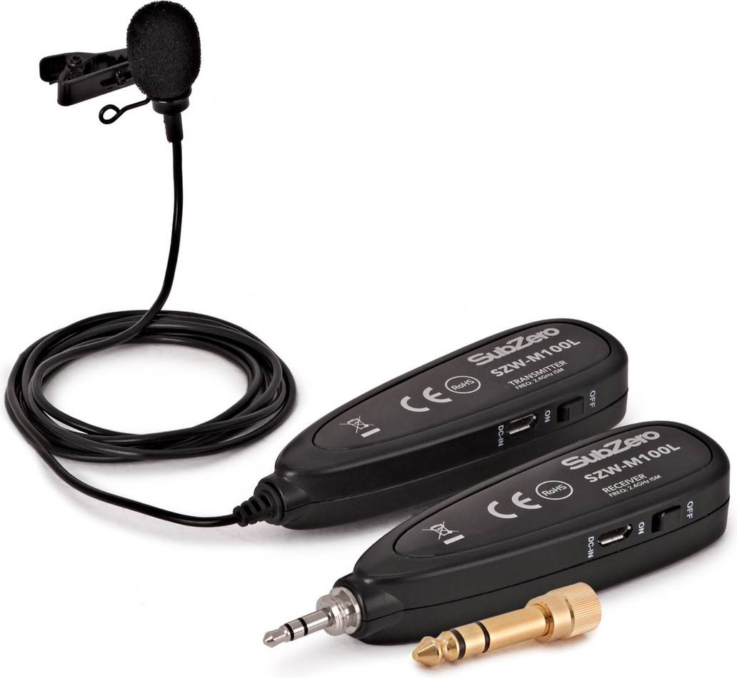 SubZero SubZero Mini Digital Wireless Lavalier Microphone System