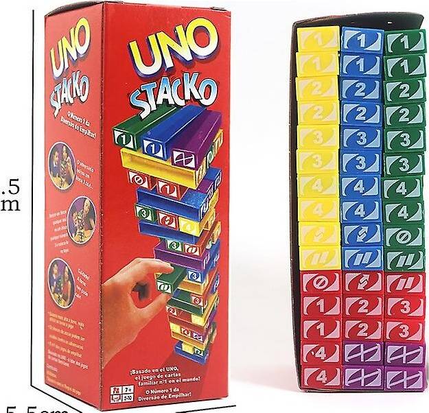 Uno Stacko Block Stacking Game