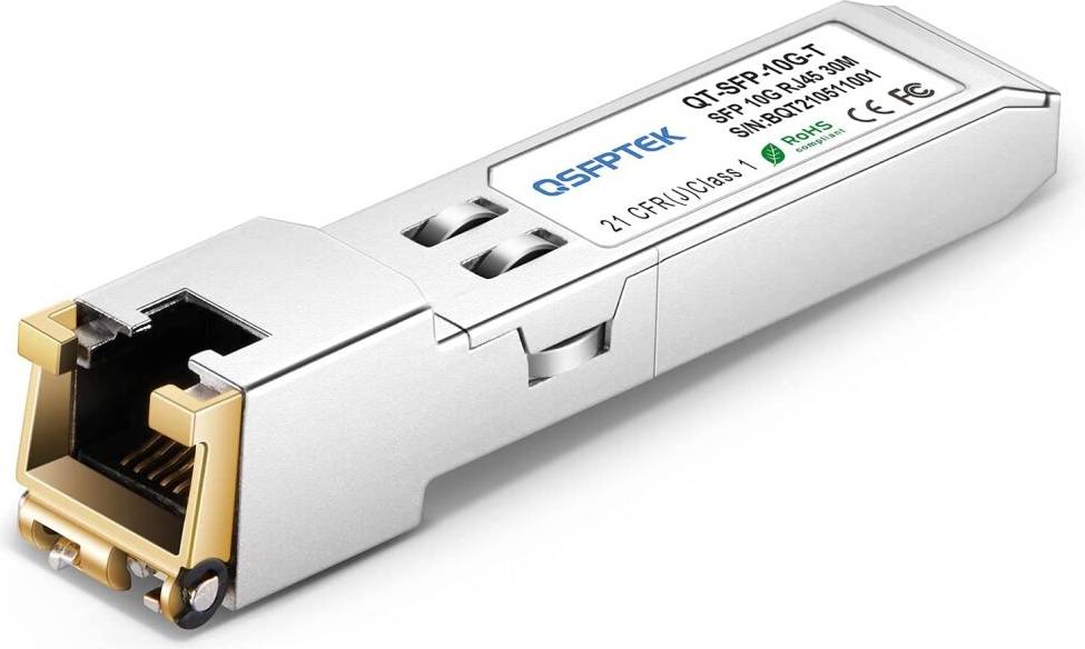 Sfp +rj45 10g 10Gtek QSFPTEK 10G SFP+ RJ45 Copper Module