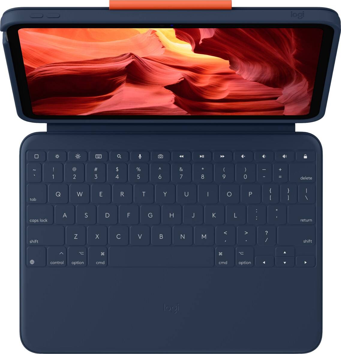 Logitech ipad keyboard Logitech Rugged Combo 4 Keyboard Case for iPad 10th Gen - Blue