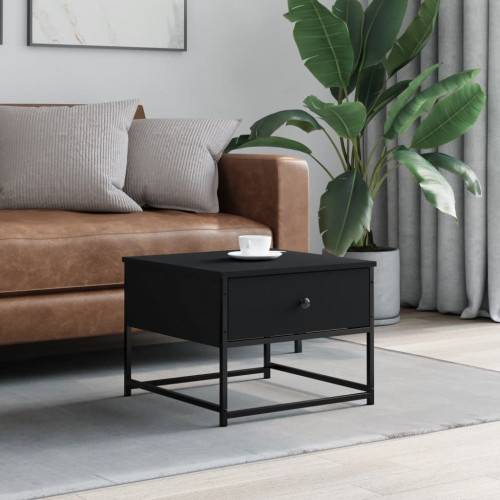 vidaXL black Tea Engineered Coffee Table