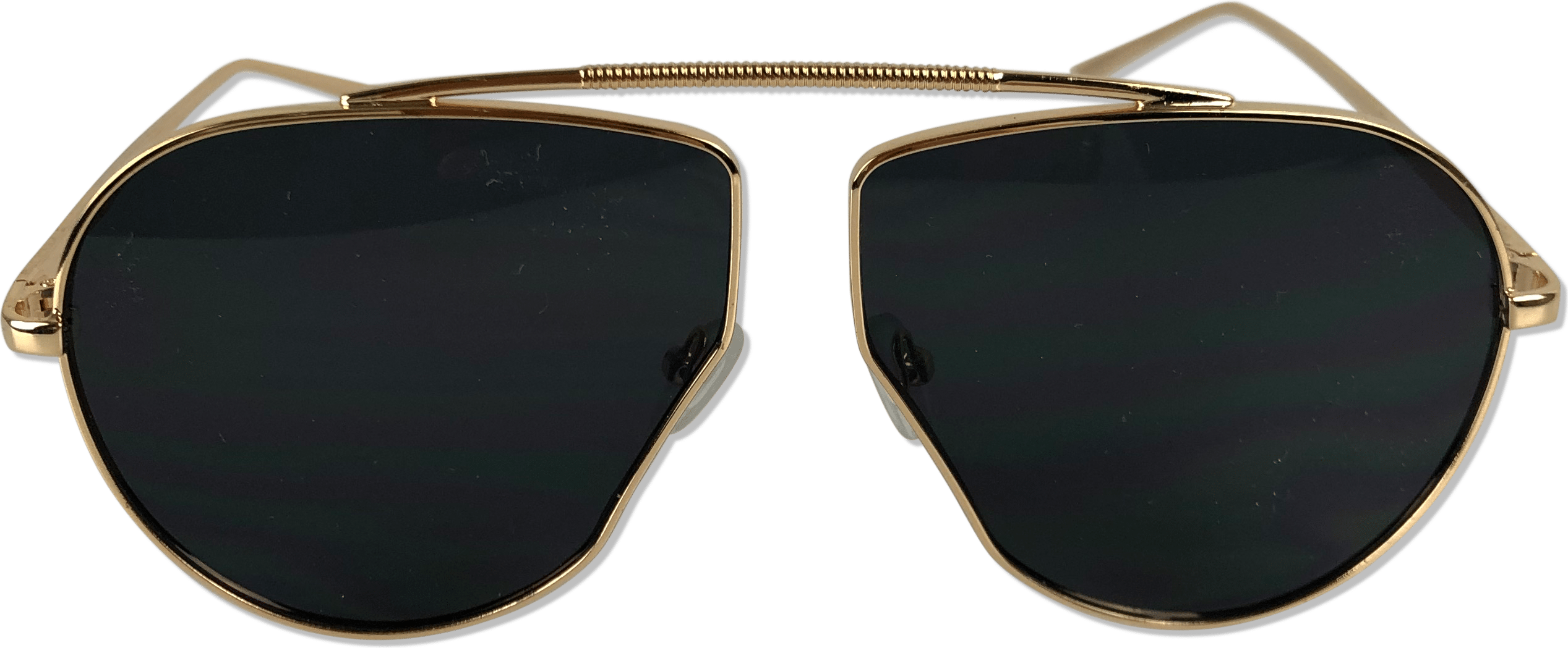 Solbriller - Aviator Guld/Sort