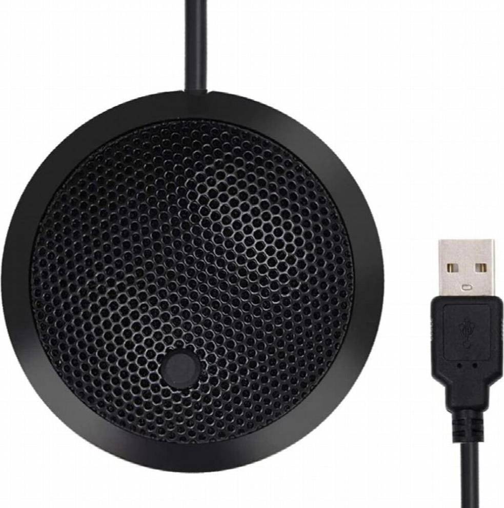Typecat Conference USB Microphone,Omnidirectional Condenser PC Microphone with Mute Button LED Indicator,Plug&Play,for Game,Etc