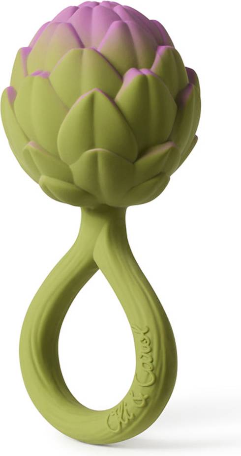 Artichoke Teething Rattle