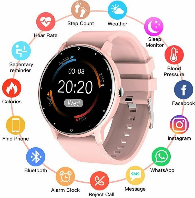 Smart Watch Waterproof Heart Rate iOS