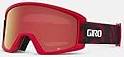 Ladies ski goggles Giro Semi Ski Goggles Red Reverb Strap