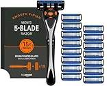 Amazon by Amazon 5 Blade Men's Razor With 15 Refills